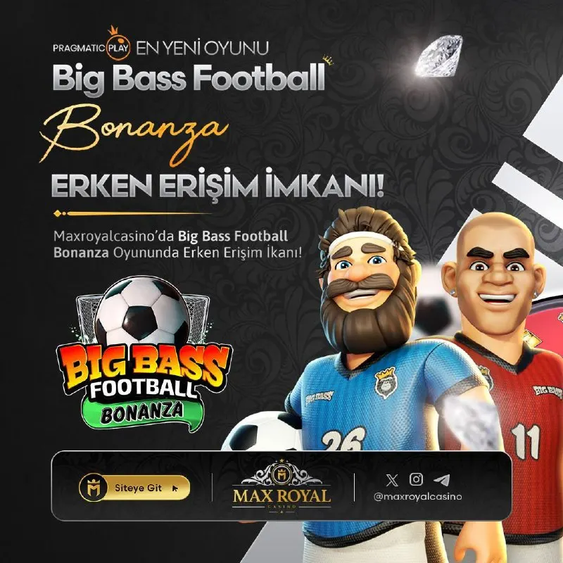 Maxroyal Casino Telegram: ⚡️⚡️⚡️⚡️⚡️ 🔞🔞🔞Pragmatic Play'in En Yeni Oyunu 🕹 Big Bass Football Bonanza 🥳…
