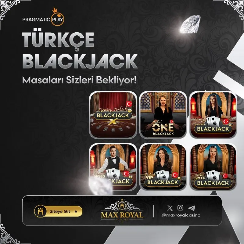 Maxroyal Casino Telegram: 💰 En Kazançlı Blackjack Masaları MaxRoyalCasino'da! 📣 Pragmatic Play…