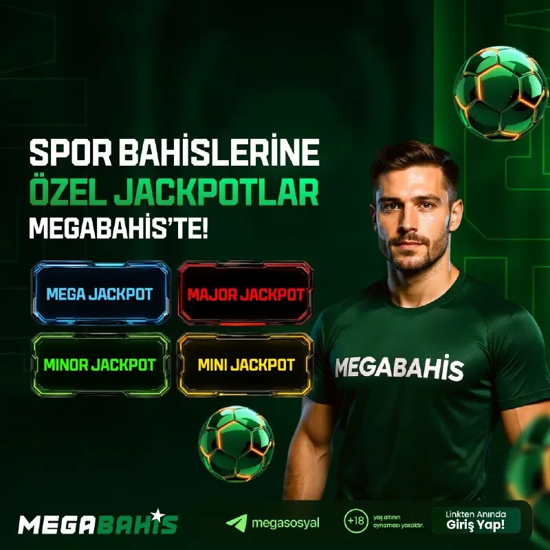 Megabahis Telegram: 🏆 SPOR BAHSİ YAP, JACKPOT'U KAP 💲 Alacağın Spor bahisleri ile Jackpot kazanma…