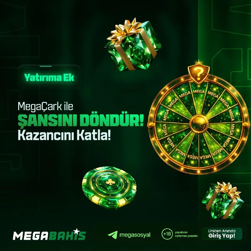 Megabahis Telegram: 🌟 MegaÇark ile Kazancı Iskalamak Yok! 🔥 Hemen Yatırımını Yap, Kodunu Al, Çarkı…