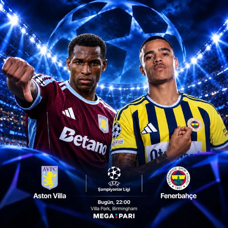 Megapari Telegram: ⚽️ VILLA PARK'TA SÜRPRİZ ARAYIŞI! 🆚 Aston Villa - Fenerbahçe ⏰ 22.00 🏴󠁧󠁢󠁥󠁮󠁧󠁿…