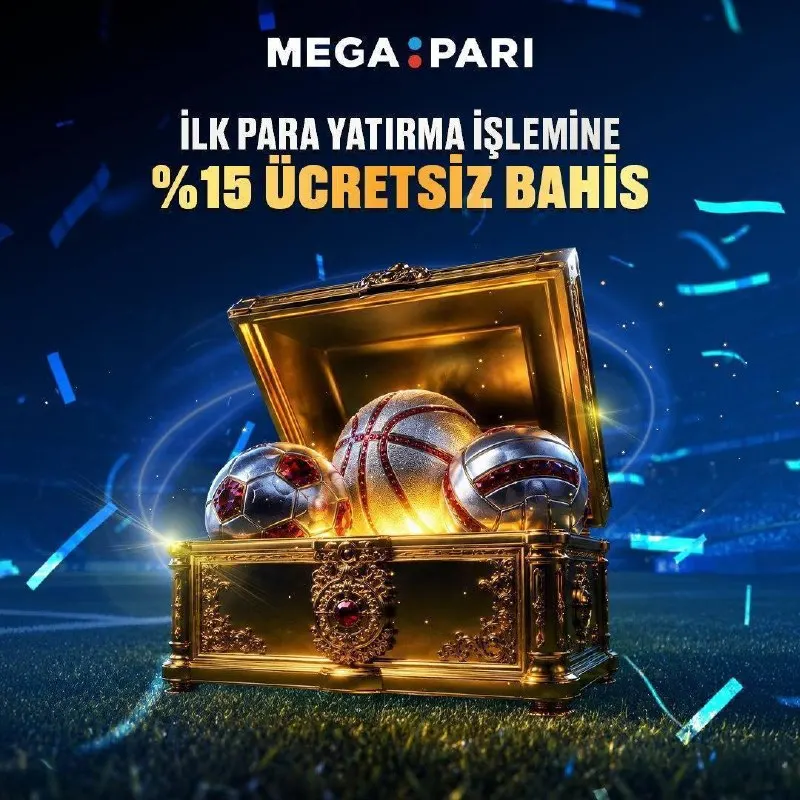Megapari Telegram: 🎁 İLK YATIRIMINA ÖZEL 🔤1️⃣5️⃣ ÜCRETSİZ BAHİS FIRSATI! 🔥 İlk para yatırma…