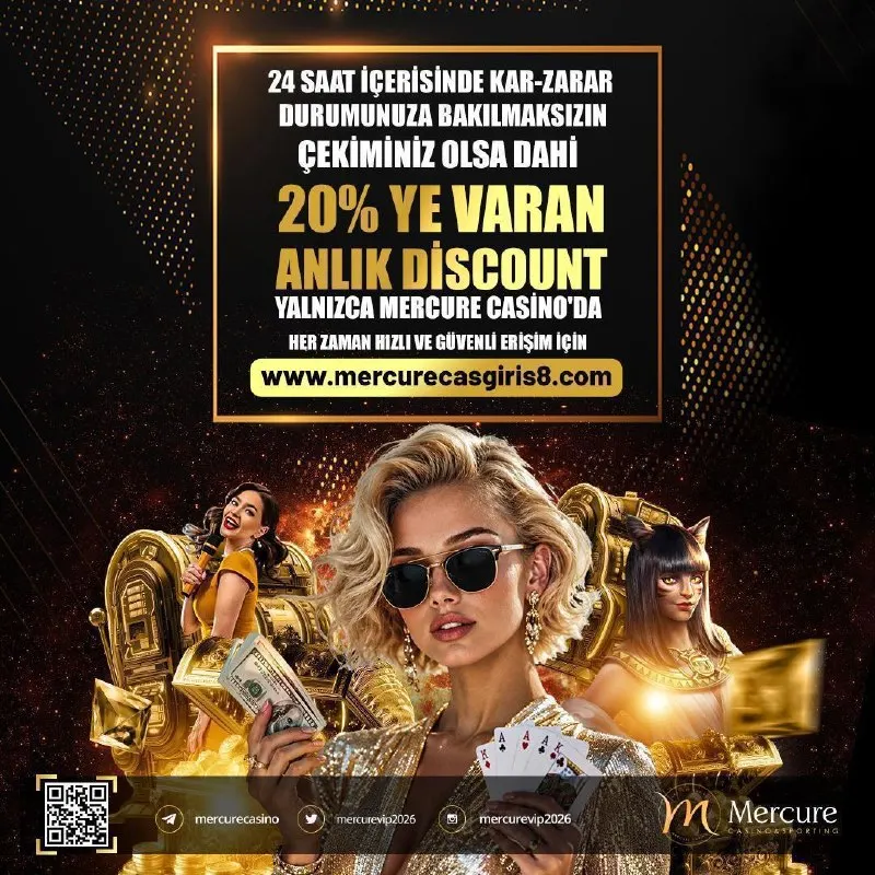 Mercure Casino Telegram: 🚨 ANLIK DISCOUNT AKTİF! 🚨 🔤🔤🔤🔤🔤🔤🔤 🔤🔤🔤🔤🔤🔤 💸 ❎🔢🔢'YE VARAN BONUS FIRSATI! 🎯…