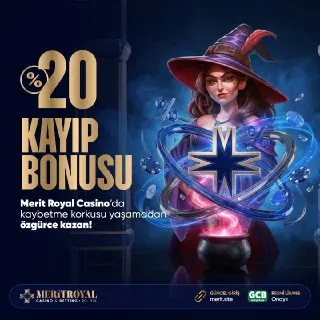 Merit Royal Casino Telegram: 💙 #MeritRoyal’de %20 Bonusu seni bekliyor! 💙 Slot, canlı casino ve spor…