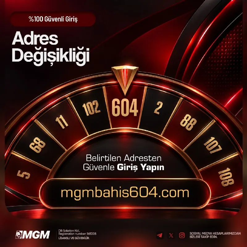 MGM Bahis Telegram: ⭐ Dikkat! Domain Adresimiz Değişmiştir. ⭐ Artık bizi mgmbahis604.com/tr…