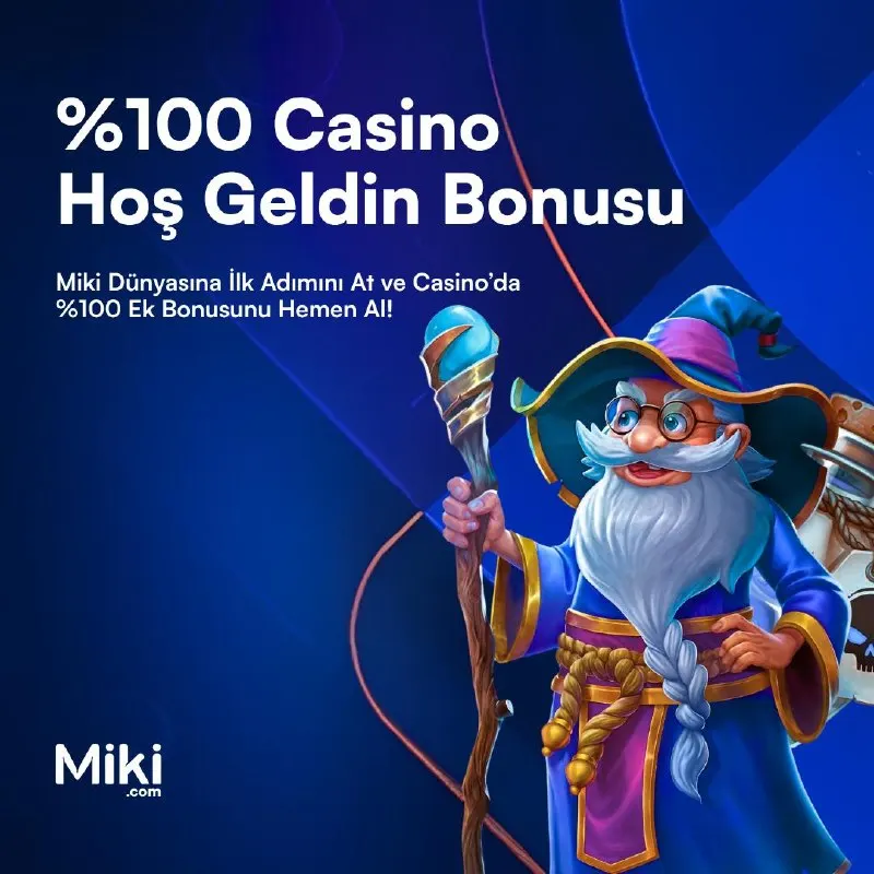 Miki Telegram: 👑 %100 Casino Hoş Geldin Bonusu 💎İlk yatırımını yap ve kazanmaya başla! 💵10.000…