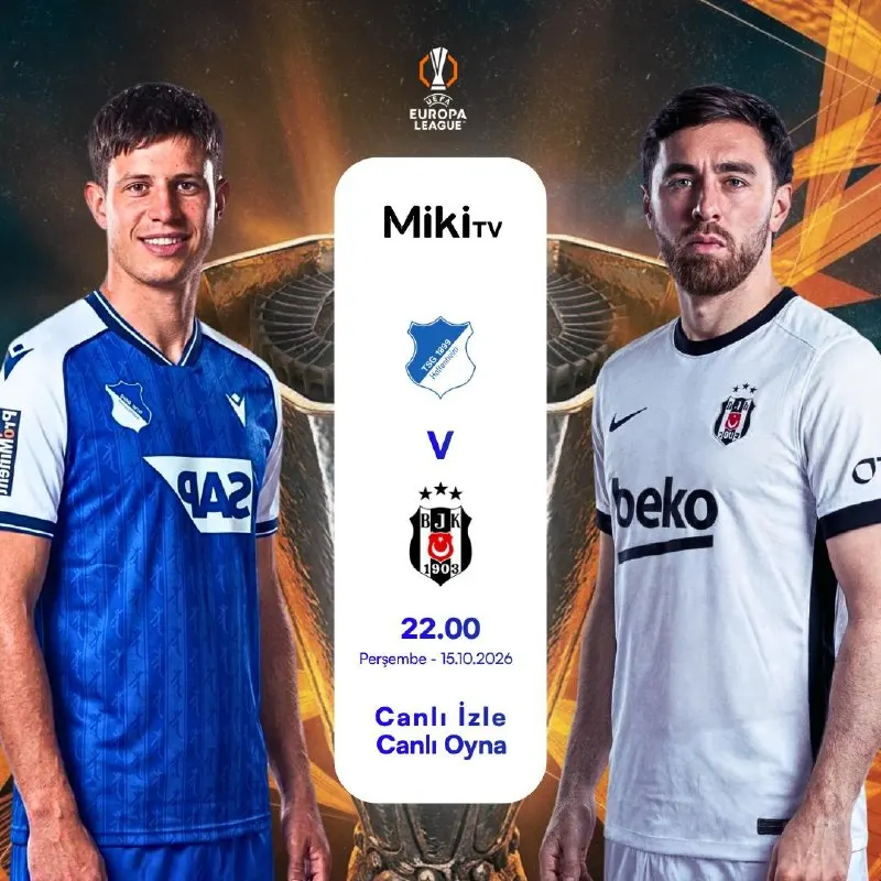 Miki Telegram: ▶️ Hoffenheim - Beşiktaş Maçını Canlı İzle 🆓Miki TV ile tüm dünya liglerine ait…