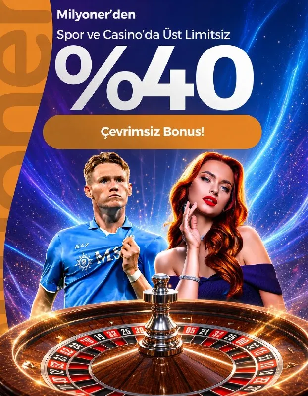 Milyoner Bahis Telegram: ⚠️BÖYLE BONUS BAŞKA YERDE YOK ⚠️ ➕➕MİLYONER'DE HER YATRIMA ÇEVRİMSİZ %40 BONUS…
