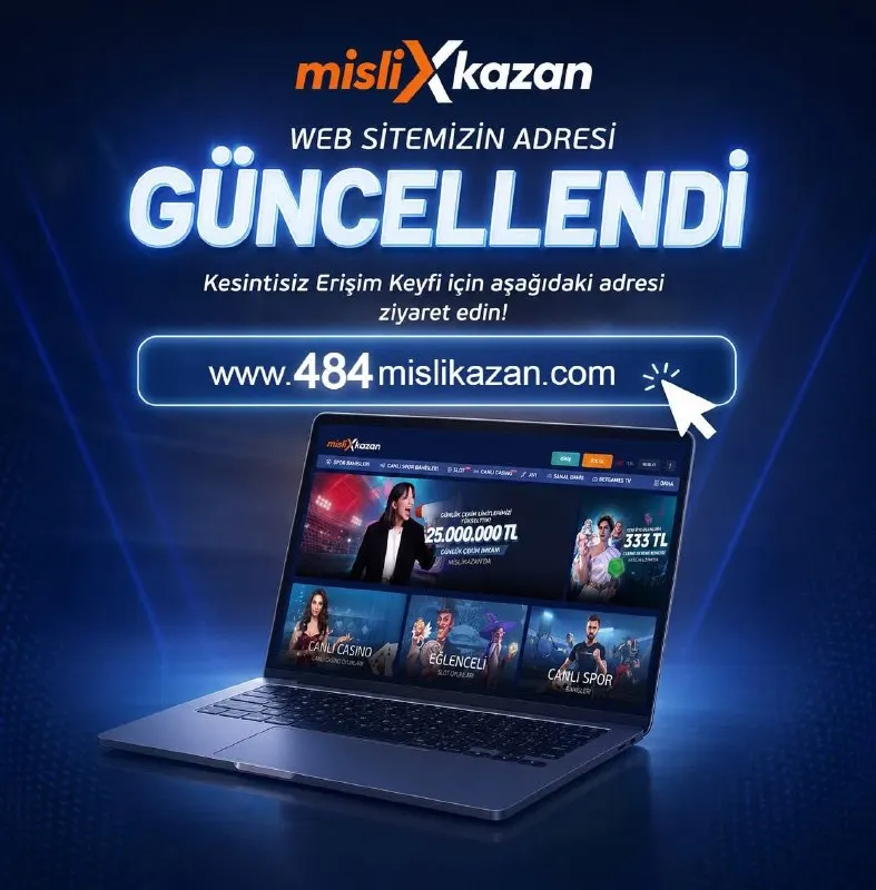 MisliKazan Telegram: 🔥ADRESİMİZ GÜNCELLENDİ✔️ ➡www.484mislikazan.com🔗 ⚠️Bir sonraki Adreslerimiz…