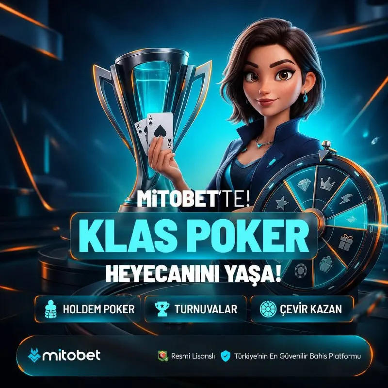 Mitobet Telegram: 🟣🟣🟣🟣 ➡️ Mitobet'te Klas Poker Heyecanını Yaşa! 🎁 Stratejini konuşturmanın…