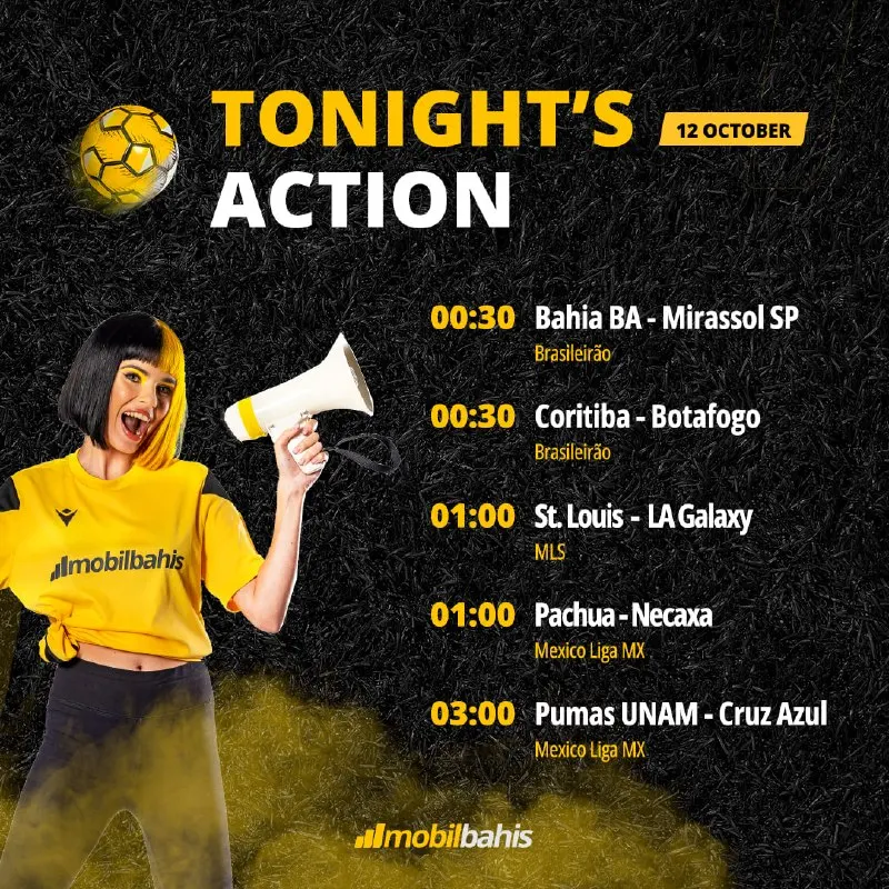Mobilbahis Telegram: 🌟 Tonight's action features Bahia vs Mirassol and Coritiba vs Botafogo in…