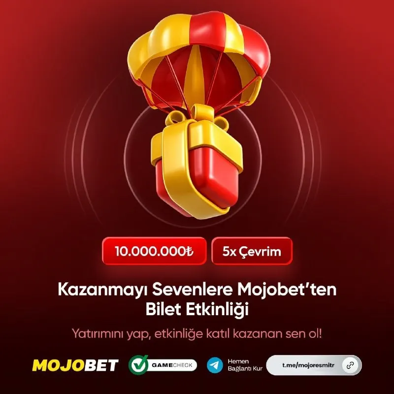 Mojobet Telegram: ⭐⭐⭐⭐⭐ ⭐ MOJOBET’TE BÜYÜK BİLET ETKİNLİĞİ TÜM HIZIYLA DEVAM EDİYOR! ⭐ Her 500₺…