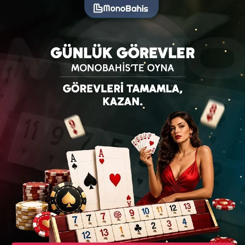 Monobahis Telegram: 💎💎💎💎💎💎 💎 MONOBAHİS’TE GÜNLÜK GÖREVLER BAŞLADI! ⭐️Okey ve Poker masalarında…