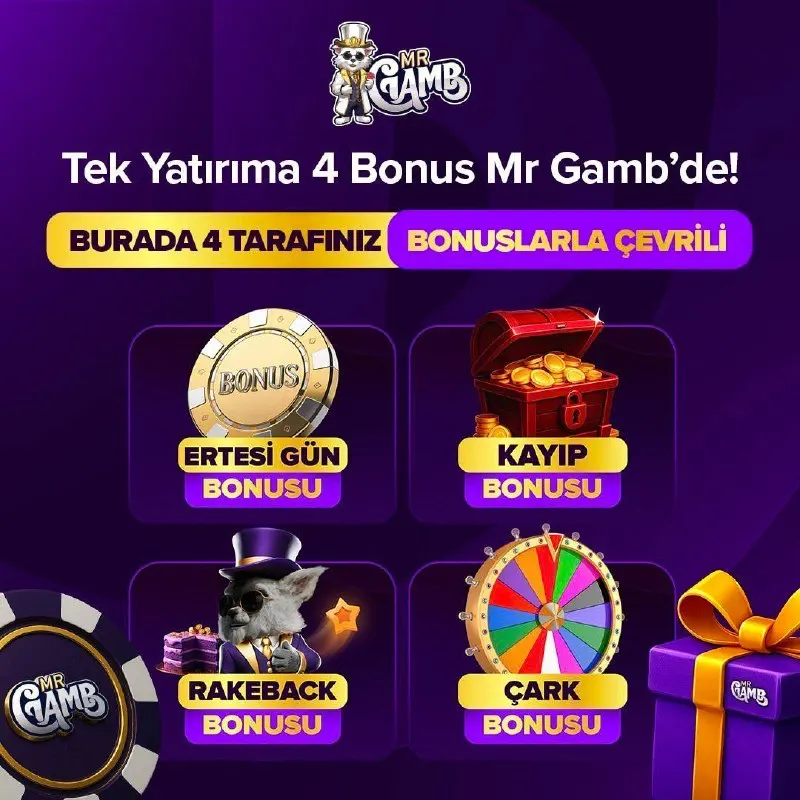 MrGamb Telegram: 🌟 MrGamb İle Kazanmaya Hazır Mısın? 🌟Tek Yatırıma Tam 4 Adet Bonus! 🌐 Ertesi…
