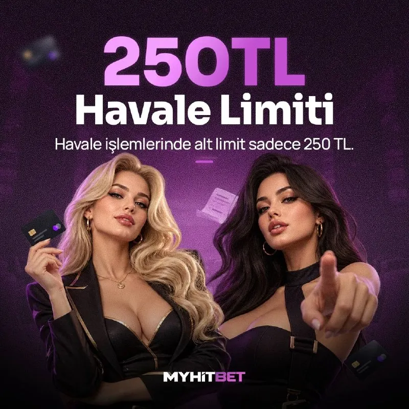 Myhitbet Telegram: 🎉MYHITBET İLE HAVALEDE ALT LİMİT SADECE 250 TL!🎉 MyHitBet’te havale…