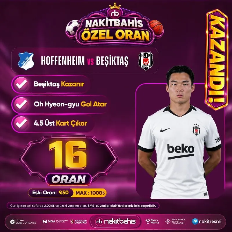 Nakitbahis Telegram: 🍀 16 Özel Oranımız Kazandı🔘 🎉 Kazanan Üyelerimizi Tebrik Ederiz💜 ✅Güncel…