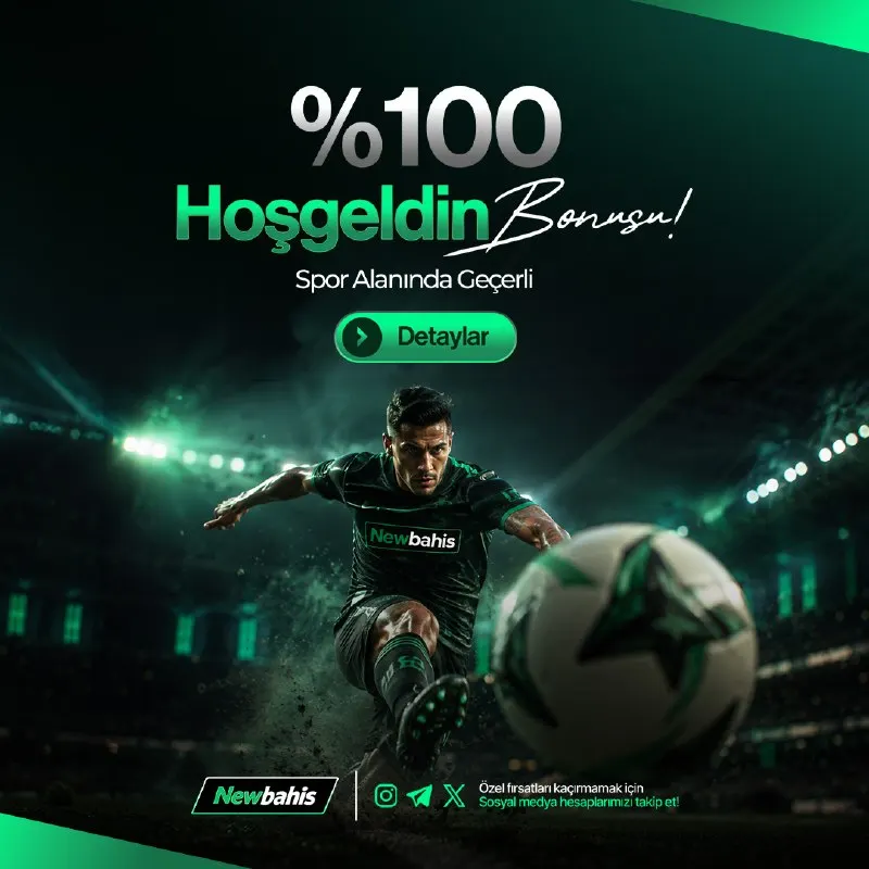 Newbahis Telegram: 🏅 %100 Spor Hoşgeldin Bonusu! 🏅 🔥 Yeni üyelere özel, çifte kazanç zamanı! 💸 İlk…