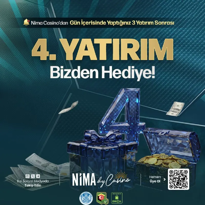 Nima Casino Telegram: 📢 4. YATIRIM BİZDEN Detaylar için promosyon sayfamızı ziyaret edin! 🍀 Tüm…