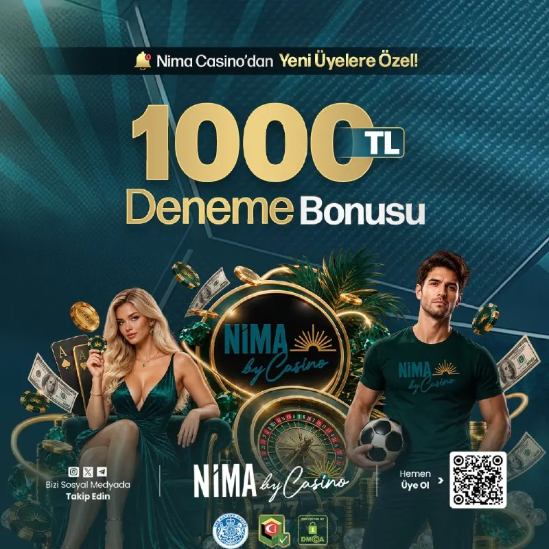 Nima Casino Telegram: 📢 YENİ ÜYELERE ÖZEL DENEME BONUSU Detaylar için canlı destek hattımıza…