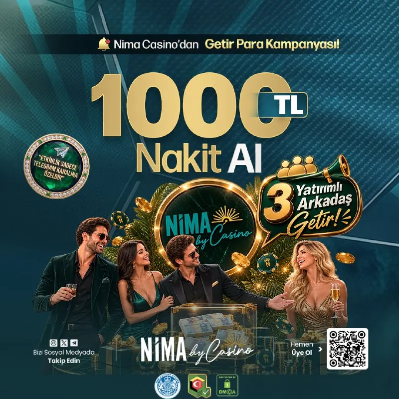 Nima Casino Telegram: 📢 GETİR PARA KAMPANYASI Detaylar için canlı destek hattımıza bağlanın. 🍀 Tüm…