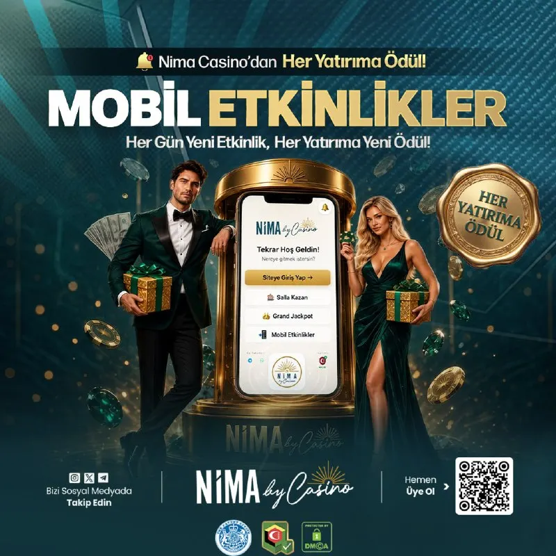 Nima Casino Telegram: 📢 MOBİL ETKİNLİKLER Detaylar için Mobil Uygulamamızı İndirin. 🍀 Tüm üyelerimize…