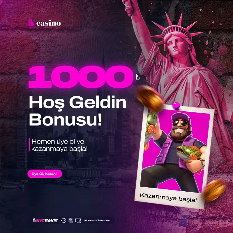 NYC Bahis Telegram: NYC Bahis'te 1.000₺ DENEME BONUSU! ** 1.000₺ Deneme Bonusu ile NYC…
