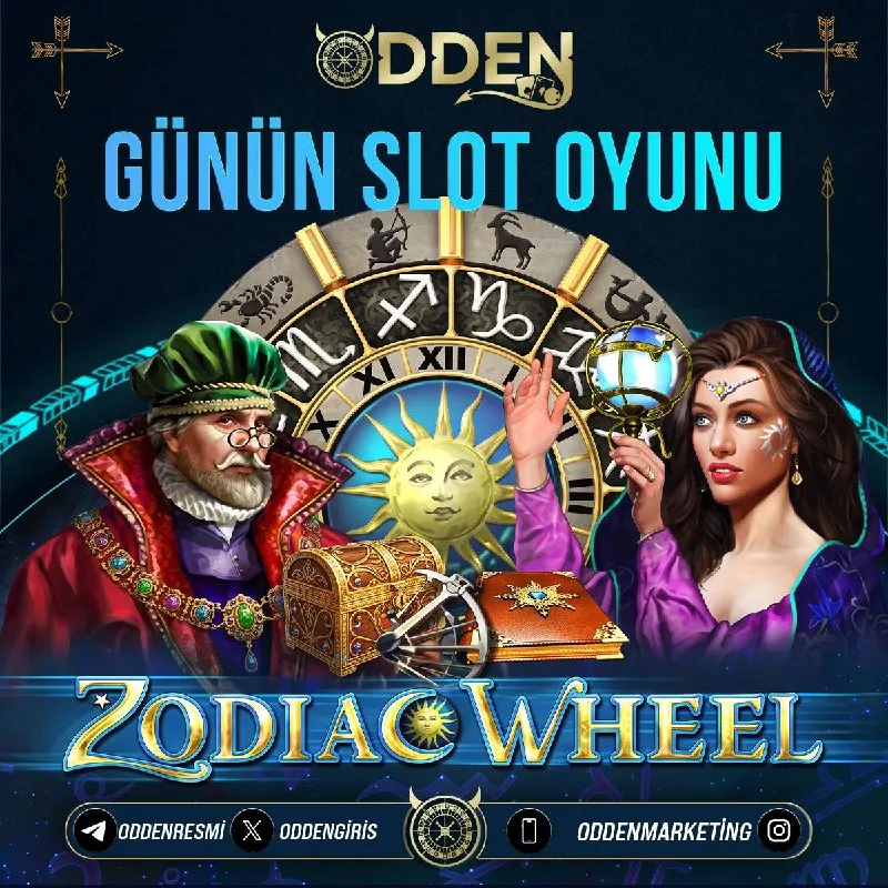 Odden Telegram: 😂 Günün özel slot oyunu! 📄 ZODİAC WHEEL ✅ RTP: 96.83 💸 Günün kazandıran slot…