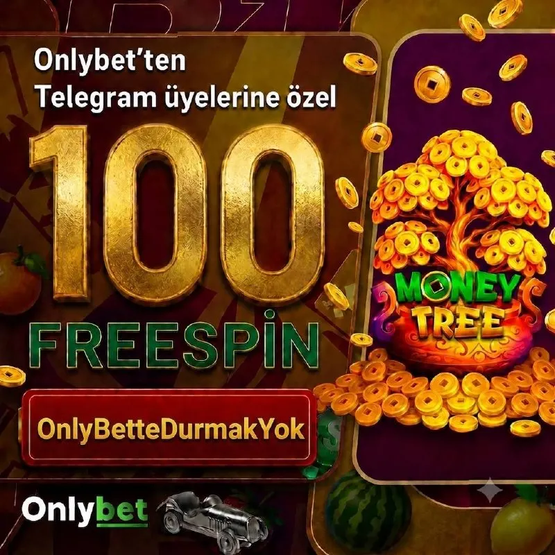 OnlyBet Telegram: 🤑 Money Tree Buy Bonus’da geçerli 500 kişilik kod sizler için hazır! 💵 Freespin…