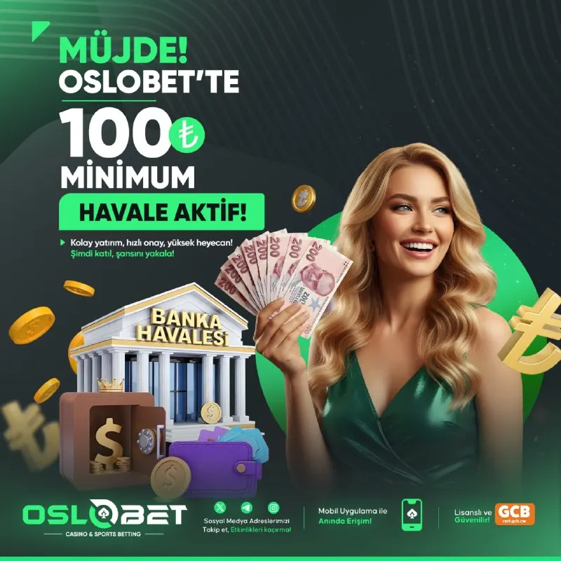 Oslobet Telegram: 🔥 OSLOBET'TE HAVALE İLE YATIRIM DÖNEMİ!🔥 ✅ Minimum 🤩🤩🤩🤩🤩 havale imkanı şimdi…