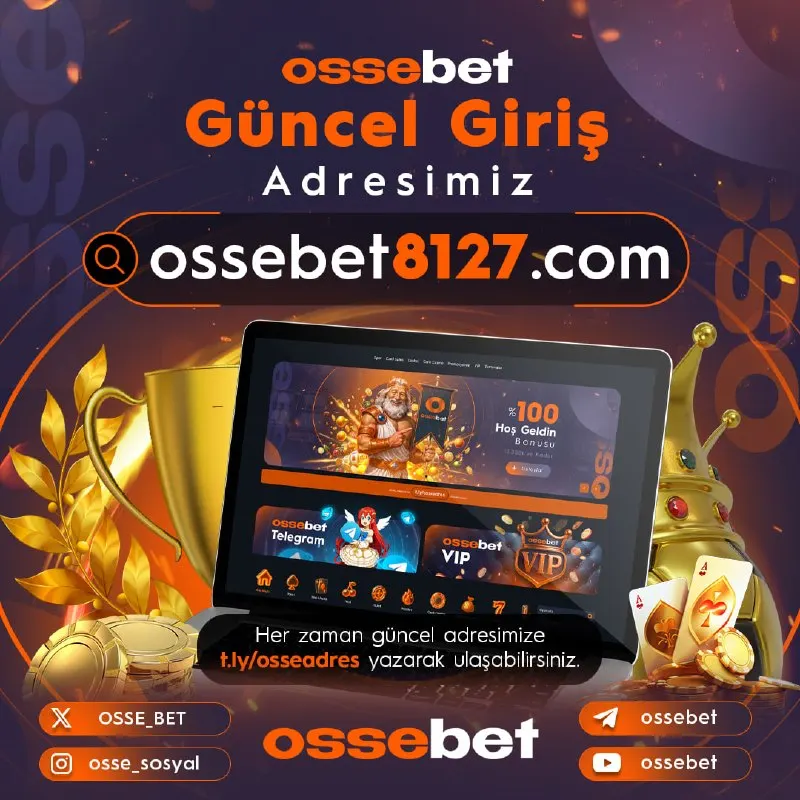 Ossebet Telegram: #Ossebet Güncel Giriş Adresi www.ossebet8217.com Olarak Güncellenmiştir…