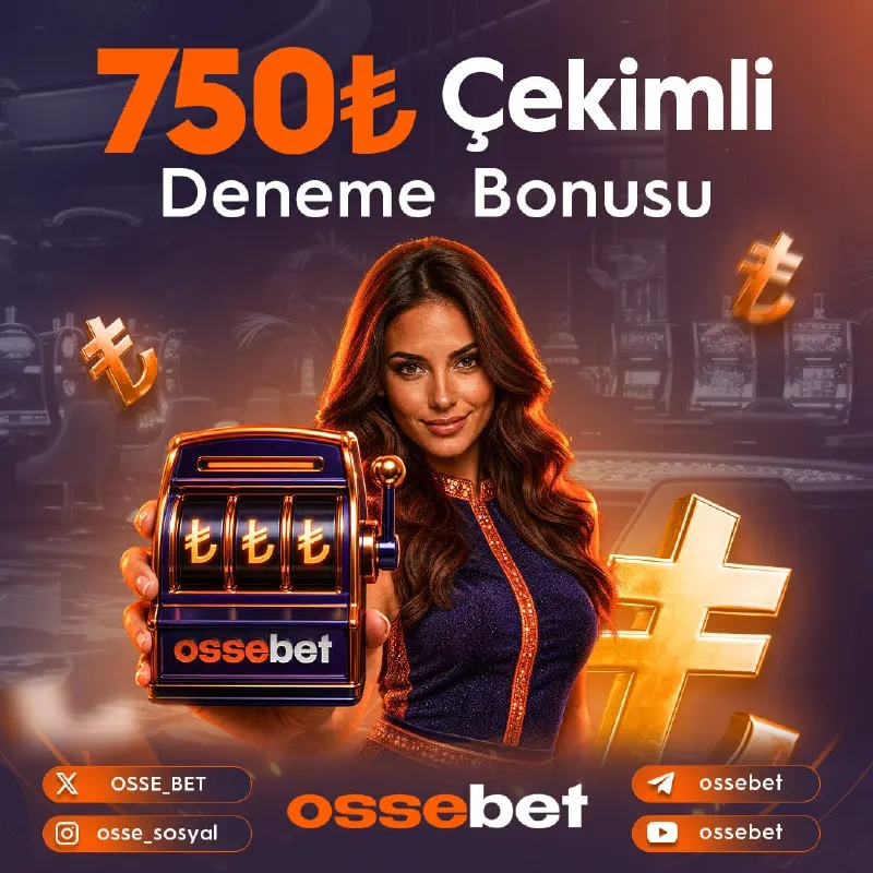 Ossebet Telegram: 🏆Ossebet'e Kayıt Olun 750₺ Kazanın 🎁 Yatırım Şartsız Deneme Bonusu 🎰🎰 Güvenli…