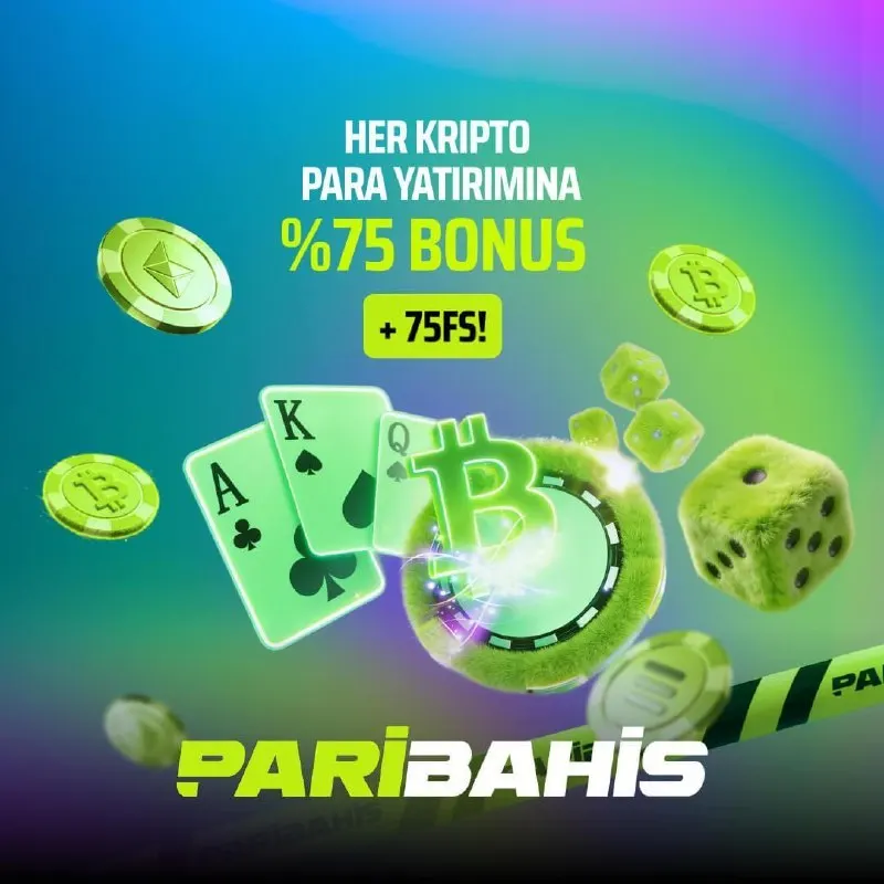 Paribahis Telegram: 🪙 %75 KRİPTO YATIRIM BONUSU + 75 FREE SPIN! 🪙 Kripto ve Binance Pay…