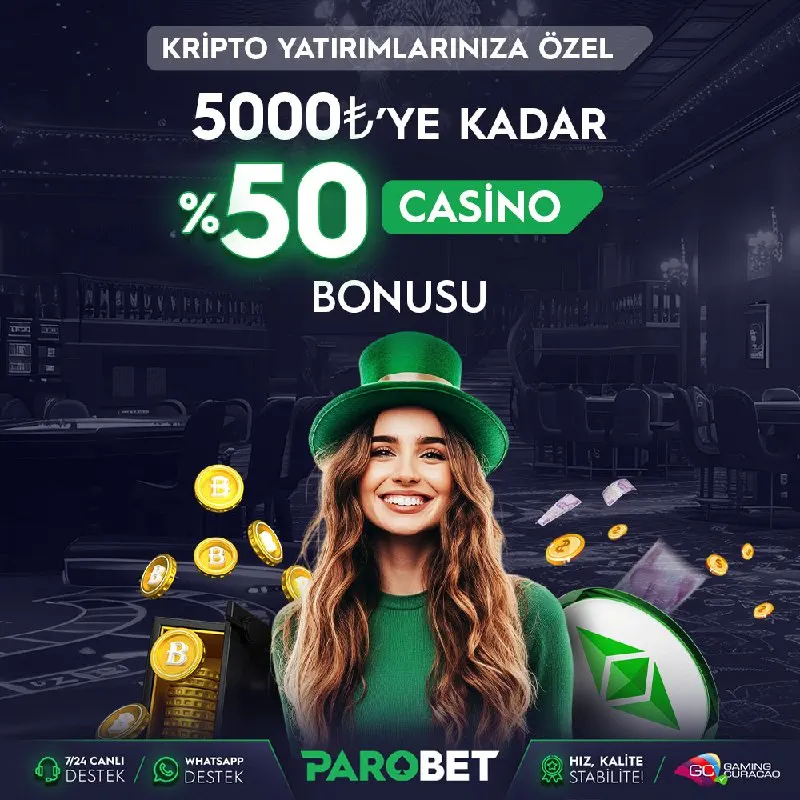 Parobet Telegram: 🏆 #ParoBet'te Bonusların Sonu Gelmiyor ⁉️ ✨ Kripto Yatırımlarını ParoBet'te…