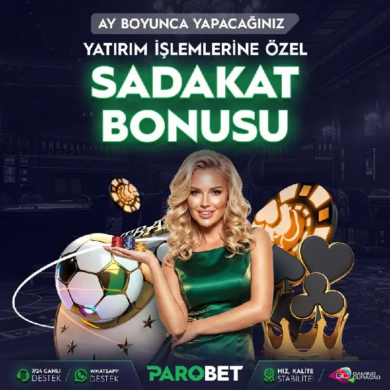Parobet Telegram: ➡️ #ParoBet 'ten Tüm Üyelere Sadakat Bonusu Hediyesi ⬅️ 💎1 Ekim - 1 Kasım…