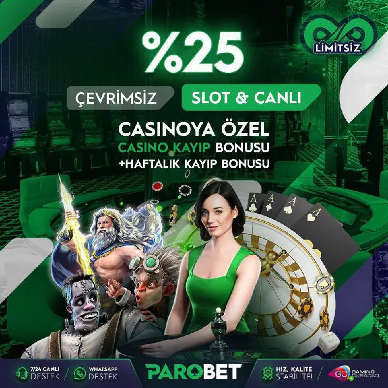 Parobet Telegram: 🚨 #ParoBet 'te Slot & Canlı Casinoya Özel Anlık ve Haftalık Kayıp Bonusu 🚨 🔥…
