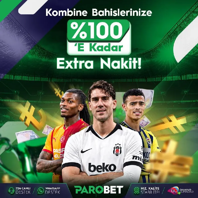 Parobet Telegram: 🎉 #ParoBet 'te Kombine Bahislerine Özel 🔣1️⃣0️⃣0️⃣ Ekstra Nakit Fırsatı ‼️ ⚡️…