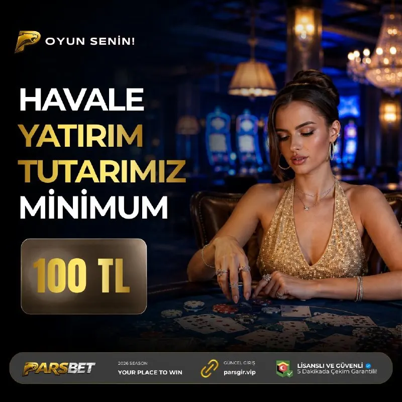 Parsbet Telegram: 📣TÜRKİYE'DE TEK! PARSBET'TE MİNİMUM YATIRIM 100 TL ⭐️Minimum yatırım tutarı…