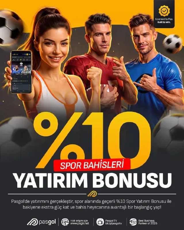 Pasgol Telegram: ⚽🔥 SPORDA BONUSLU BAŞLANGIÇ PASGOL’DE! 💥 %10 SPOR YATIRIM BONUSU 🎁 💰 Yatırımını…