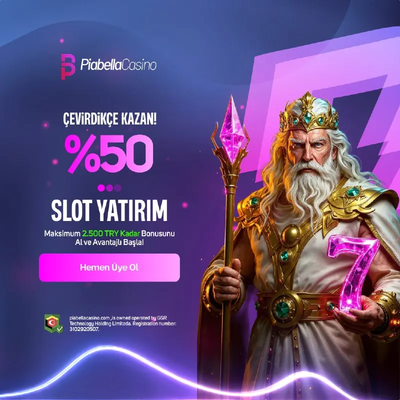 Piabella Casino Telegram: 🍭 PİABELLA'DAN TAM %50 SLOT YATIRIM BONUSU!! 🍭 🎉 Her gün tam 2.500₺'ye kadar…