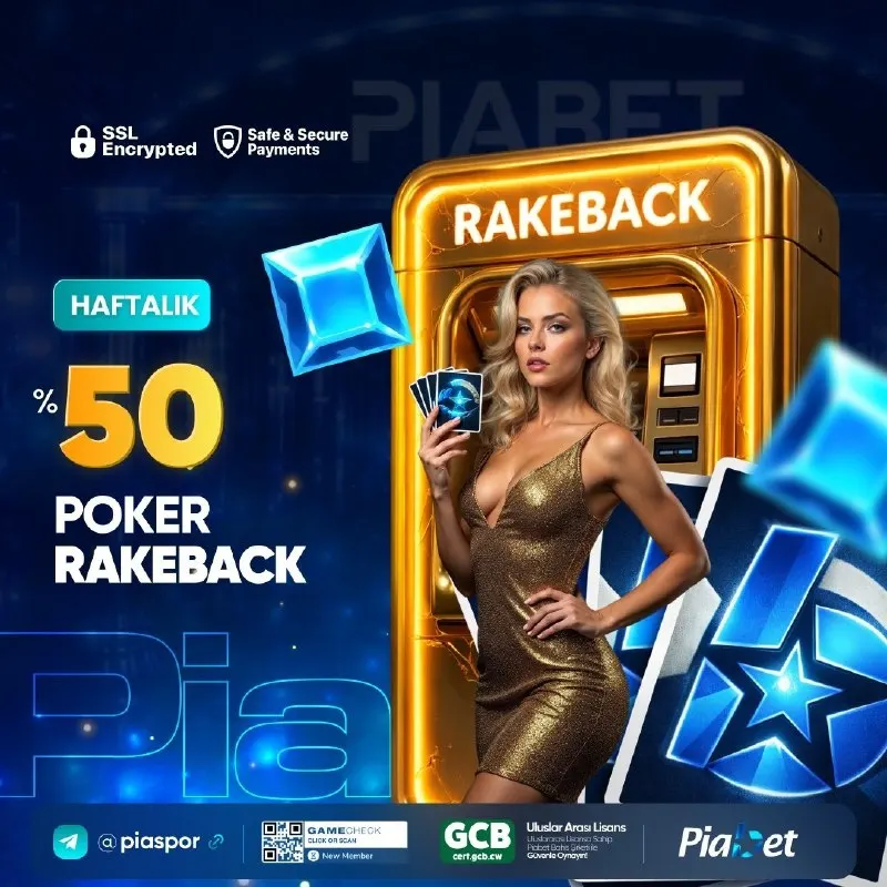 Piabet Telegram: ♦️PİABET’TEN HAFTALIK %50 POKER RAKEBACK! Her hafta poker masalarında oluşan…