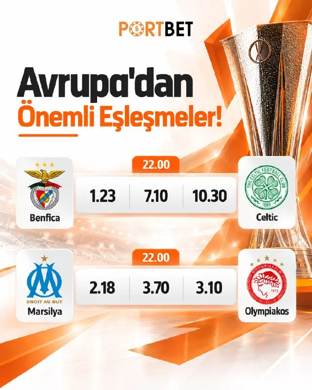 Portbet Telegram: ⚽️ UEFA Avrupa Ligi'nden Önemli Eşleşmeler! 🥇 Dev takımlar sıralama savaşında!…