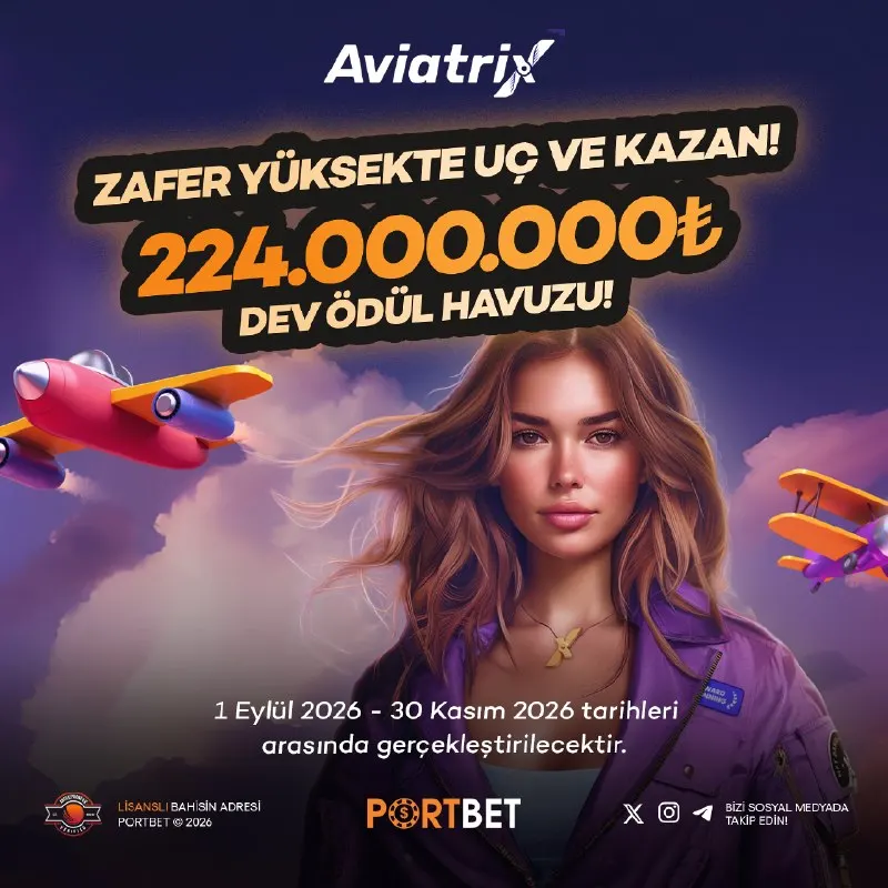 Portbet Telegram: ✈️ Kazanç Uçuşuna Portbet'te Başla, 224.000.000 TL'lik Dev Ödülden Payını Al! 📍…