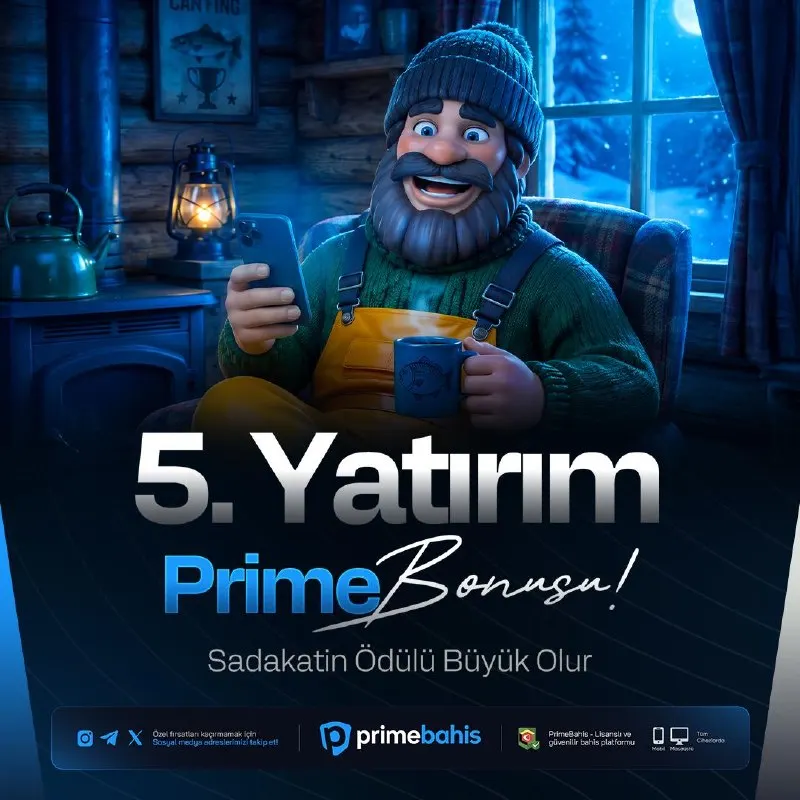 Primebahis Telegram: 😀 Art Arda 4 Yatırım Yaptın Ama Şansın Yaver Gitmedi Mi? 💎 5. Yatırım Prime’dan…