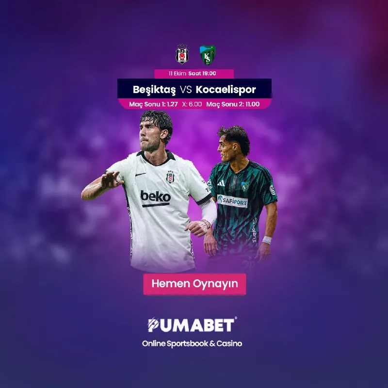 Pumabet Telegram: 🏆 Süper Lig Beşiktaş 🆚 Kocaelispor İkili mücadeleler sert, ikinci toplar…