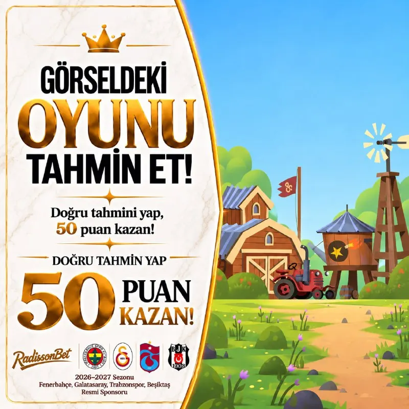 Radissonbet Telegram: 🟡🟡🟡🟡🟡🤪🟡🟡🟡 🎖 Görseldeki oyunu doğru tahmin et, puanları kap! 👍 Her doğru tahmine…