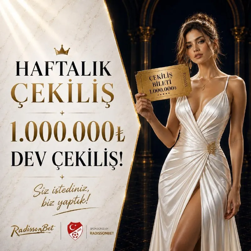 Radissonbet Telegram: 🟡🟡🟡🟡🟡🟡🟡🟡🟡🟡🟡 • Başlangıç: 5 Ekim 2026 - 00:00 • Bitiş: 12 Ekim 2026 - 00:00 📢…