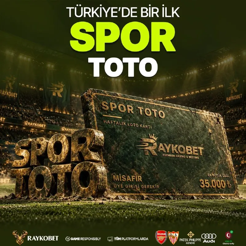 Raykobet Telegram: 🏆 RAYKO SPOR TOTO RAYKOBET'TE AKTİF! ⚽️ ⚽️ Haftanın öne çıkan 15…