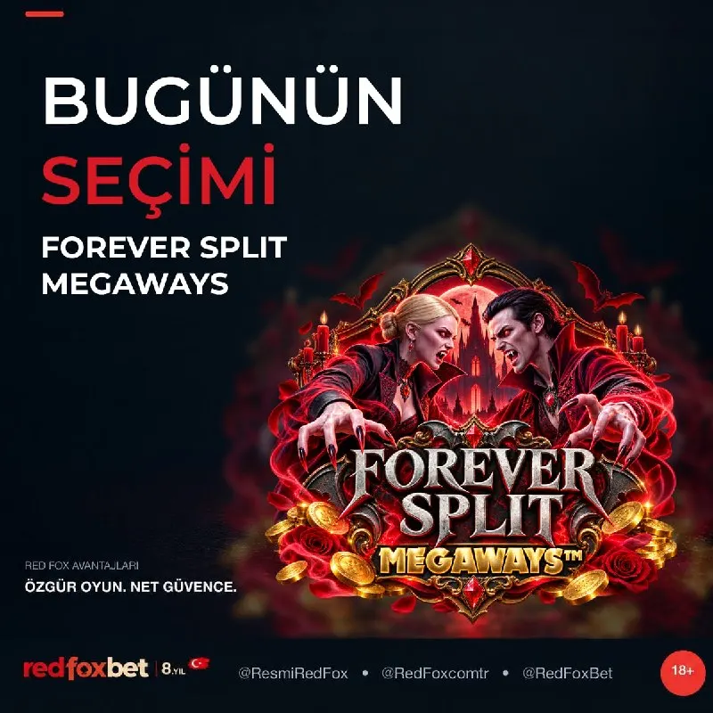 Redfoxbet Telegram: Günün favori oyunu: Forever Split Megaways Vampirlerden mafya dünyasına uzanan…