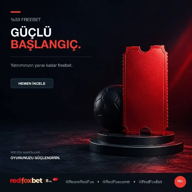 Redfoxbet Telegram: Günlük 2.500 TL’ye kadar %50 Freebet avantajı. Çevrimsiz avantajla yatırımını…