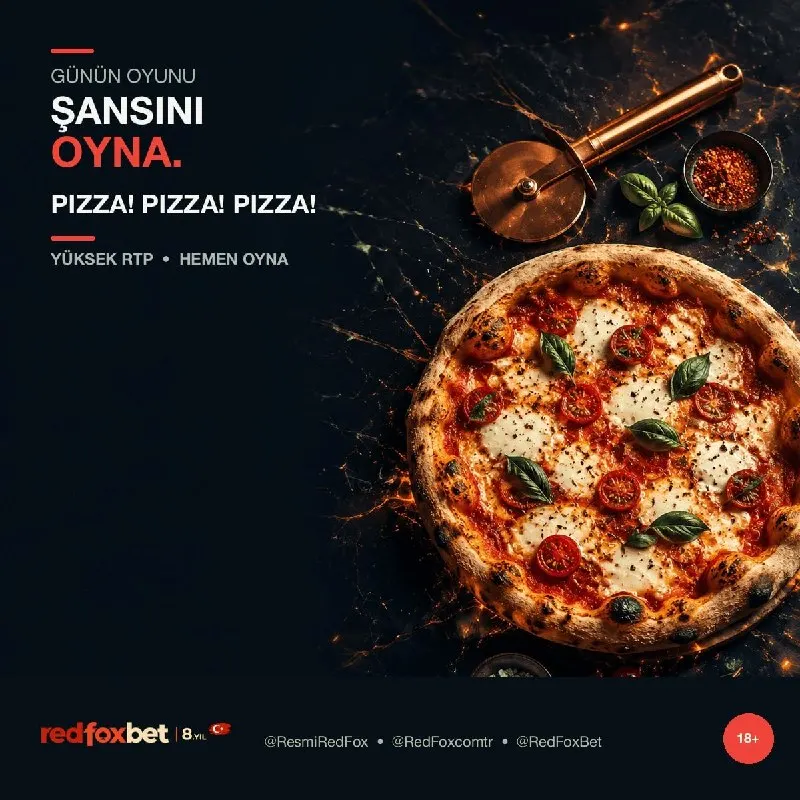 Redfoxbet Telegram: Günün favori oyunu : PIZZA! PIZZA! PIZZA! Ekstra malzeme istemiyoruz, ekstra…